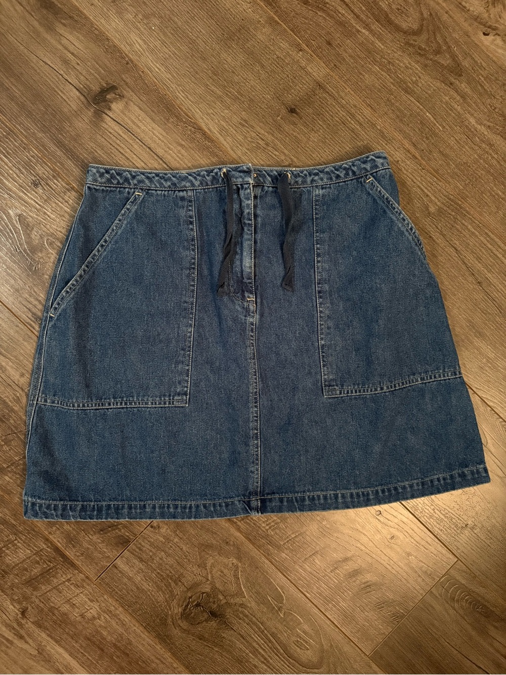 Vintage Eldorado Reserve Denim skirt drawstring skirt 100% Cotton